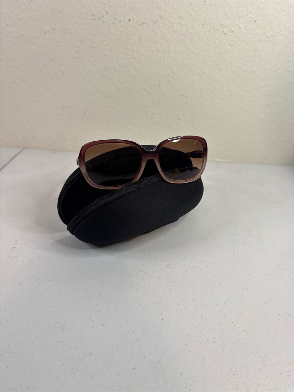 Women's Oversized Oakley Gradient Brown Sunglasses